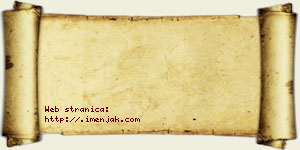 Danica Uzunović vizit kartica